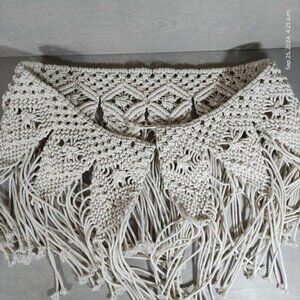 Macrame garland, cute cotton decor. 52" Large size.